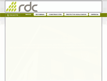 Tablet Screenshot of construccionesrdc.com